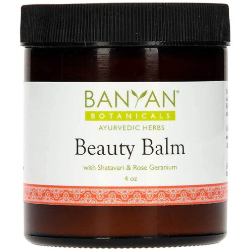 Banyan Botanicals Beauty Balm - USDA Certified Organic, 4 oz - Shatavari & Rose Geranium to Moisturize & Soften Skin