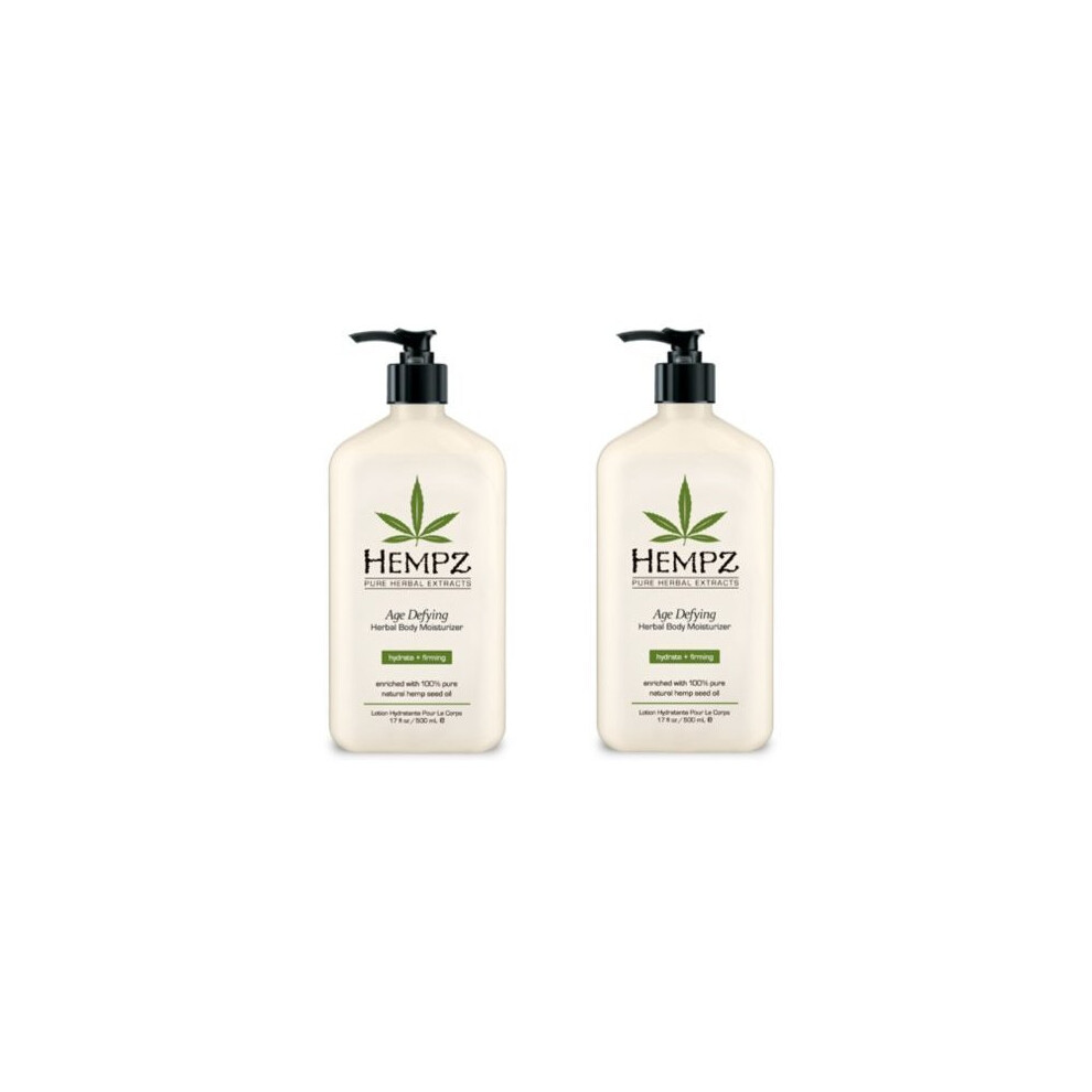 Hempz Age Defying Herbal Moisturizer, 17 Oz (Quantity Of 2)