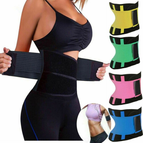 HOT Best Waist Trainer for women Sauna Sweat Thermo Yoga Sport Shaper Belt  Slim