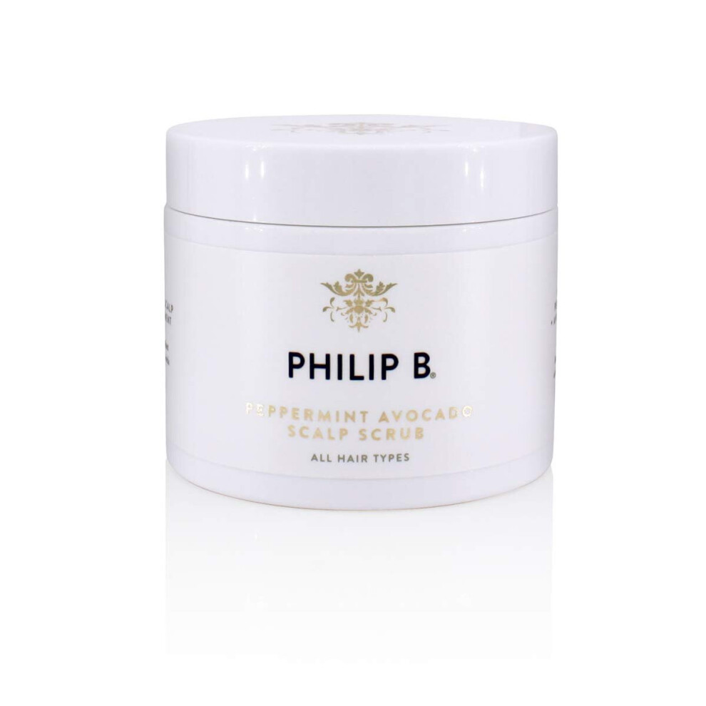 Philip B Peppermint Avocado Scalp Scrub 8 fl oz