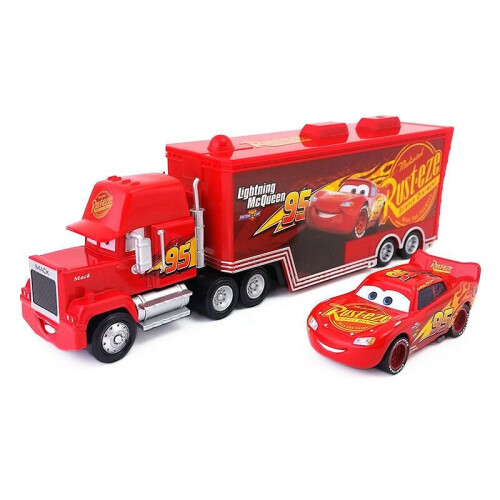 (#7) Pixar Cars McQueen King Racer Truck Car Kids Toy