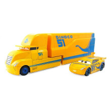 (#8) Pixar Cars McQueen King Racer Truck Car Kids Toy