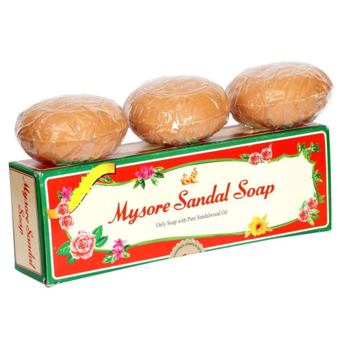 Mysore Sandal Soap 150g (pacote de 3) 2