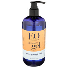 EO Products, Shower Gel, Opbeurende Oranje Bloem Vanille, 16 fl oz (473 ml)