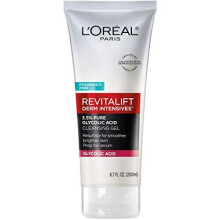 L'Oreal Paris Skincare Revitalift Derm Intensives Gel Cleanser with 3.5% Pure Glycolic Acid, Salicylic Acid to resurface and prep skin for serum, 6.7