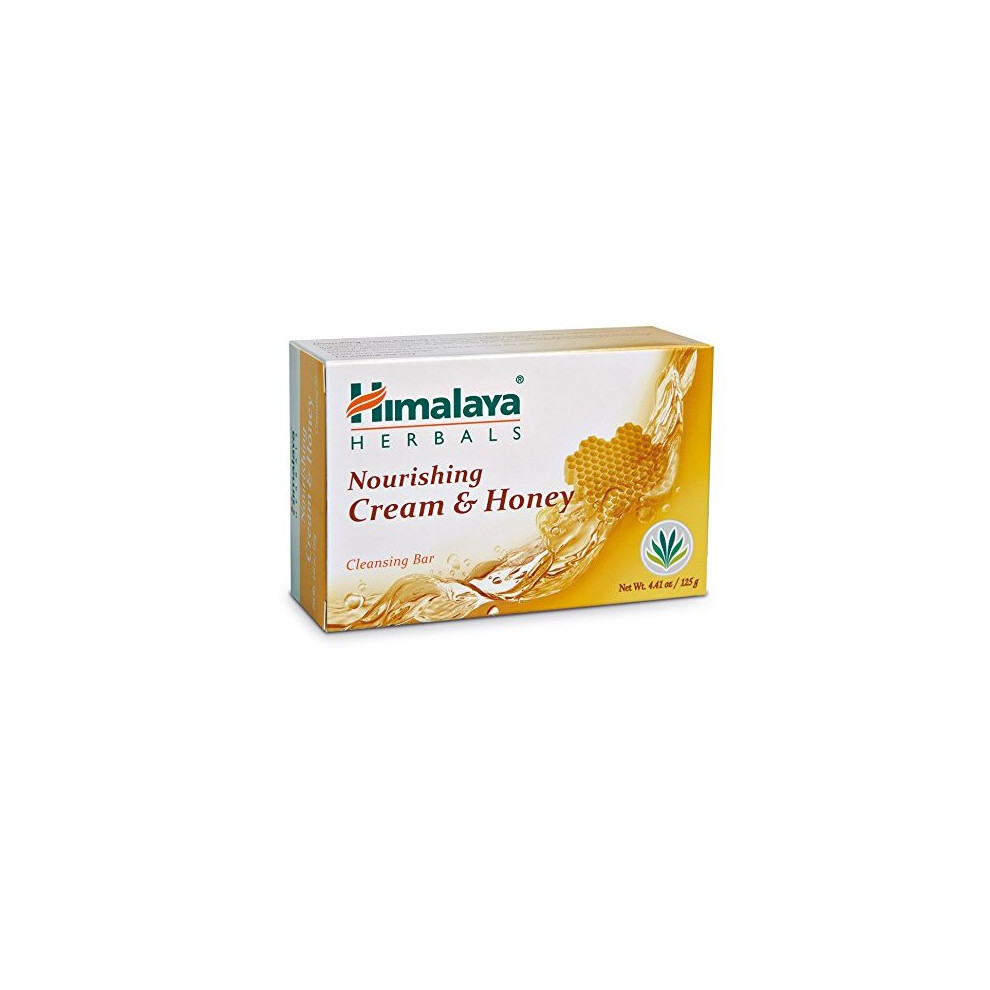 Himalaya Herbal Healthcare Nourishing Cream and Honey Cleansing Bar, 4.41 Ounce