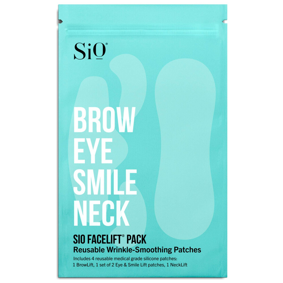 SiO Beauty FaceLift | Neck, Forehead, Eye & Smile Anti-Wrinkle Patches | Overnight Smoothing Silicone Patches For Face, Neck, Forehead, Eye & Smile Fi