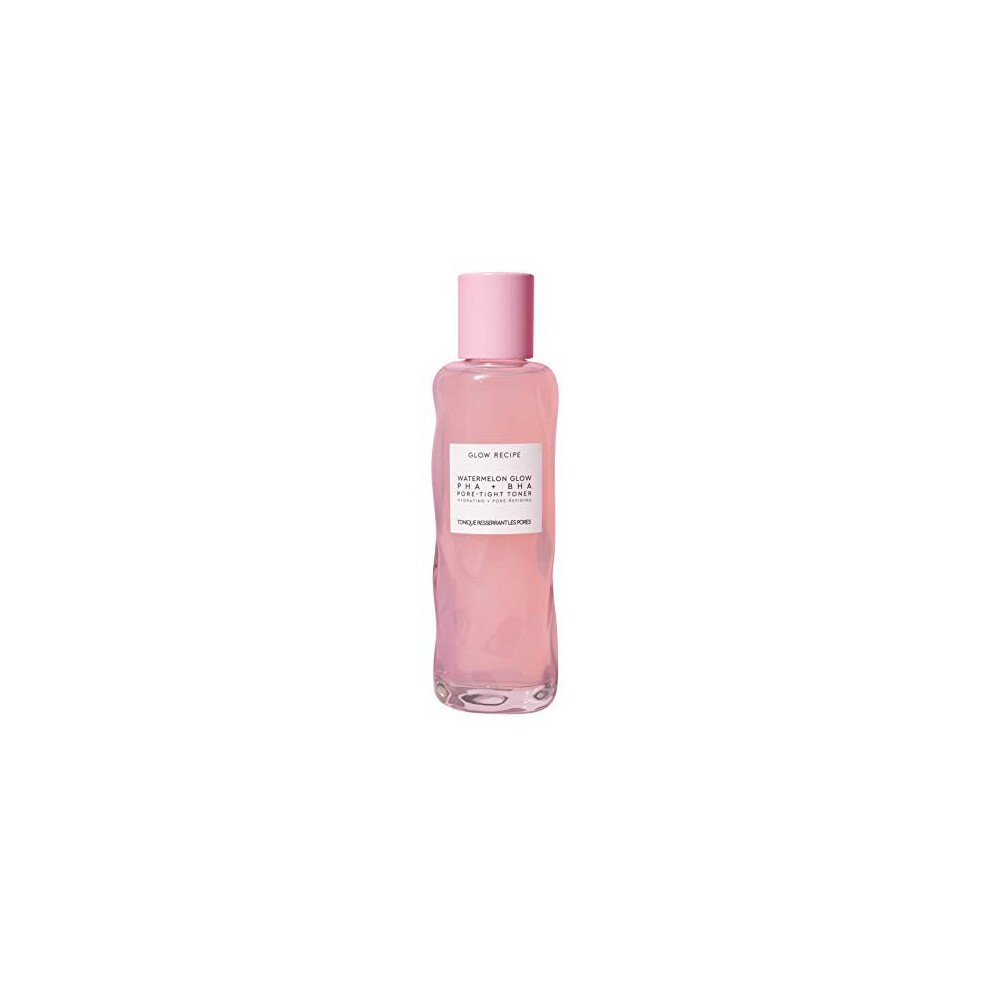 Glow Recipe Watermelon Glow PHA + BHA Pore-Tight Facial Toner - Mild Exfoliating Toner with Cactus Water + Cucumber + Hyaluronic Acid + Tea Tea Extrac