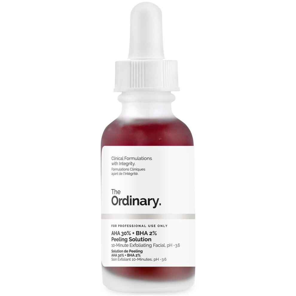 2 Packs of The Ordinary Peeling Solution 30ml AHA 30% + BHA 2%