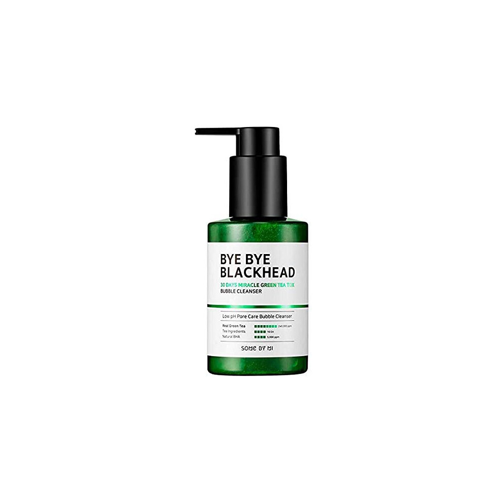 SOME BY MI BYE BYE BLACKHEAD 30 Days Miracle Green Tea Tox Bubble Cleanser, 120 gm