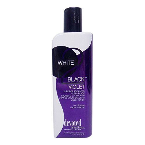 Devoted Creations WHITE 2 BLACK VIOLET Musta Bronzer - 8,5 oz.