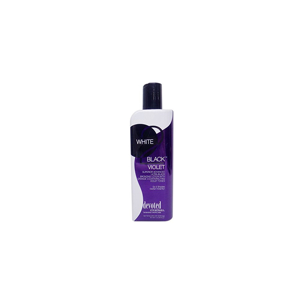 Devoted Creations WHITE 2 BLACK VIOLET Black Bronzer - 8.5 oz.