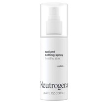 Neutrogena Healthy Skin Radiant Makeup Setting Spray, Long-Lasting, Formulated with Antioxidants & Peptides Weightless Face Setting Mist for Healthy L