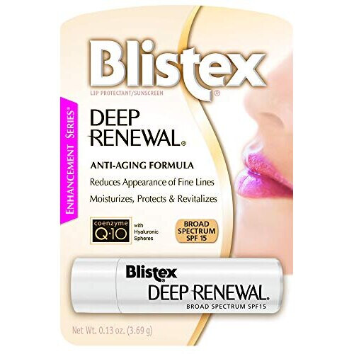Blistex Blistex, Deep Renewal, Λίπος Προστασίας/Επαφής Ηλίου, SPF 15, 0.13 oz (3.69 g)