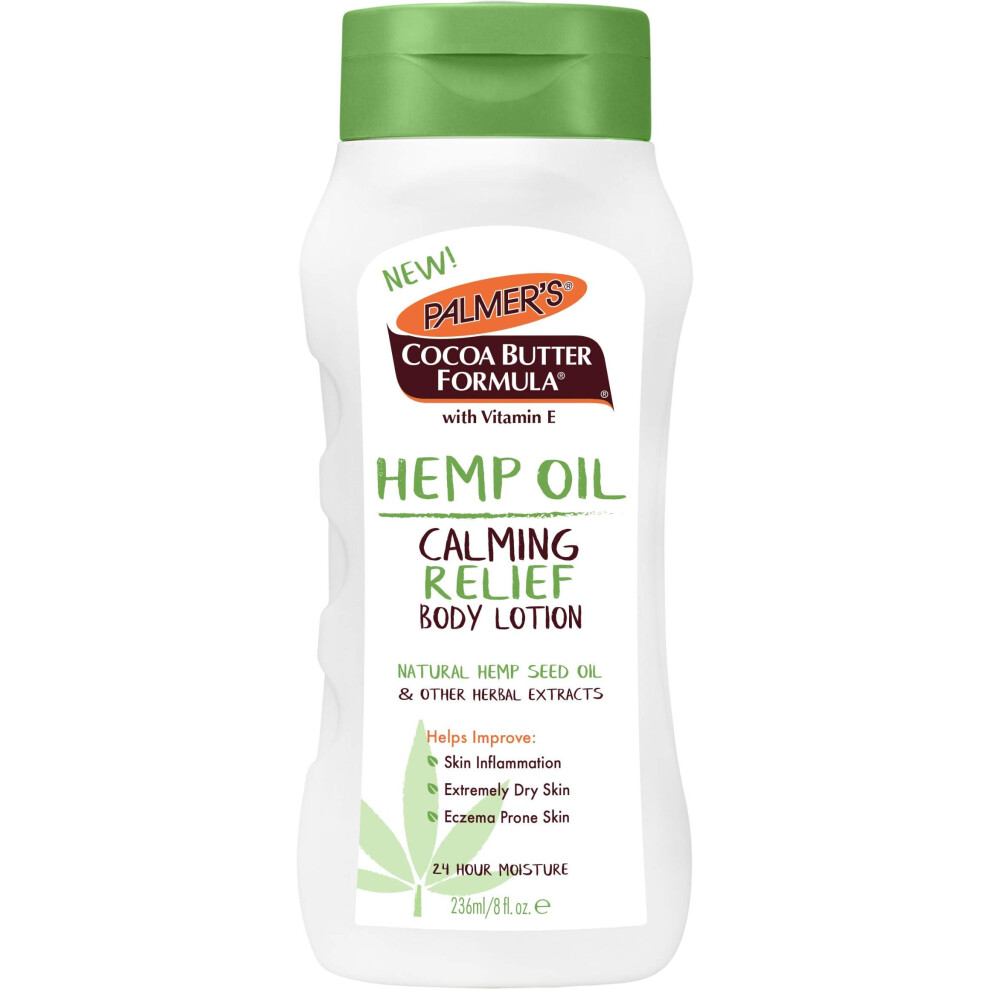 Palmer's Cocoa Butter Formula Hemp Oil Calming Relief Body Lotion, 8 Ounces