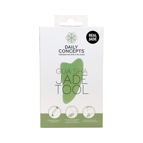DAILY CONCEPTS Gua Sha Jade Facial Tool 1 Count