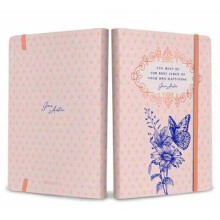 Jane Austen: Best Judge of Your Own Happiness Softcover Notebook