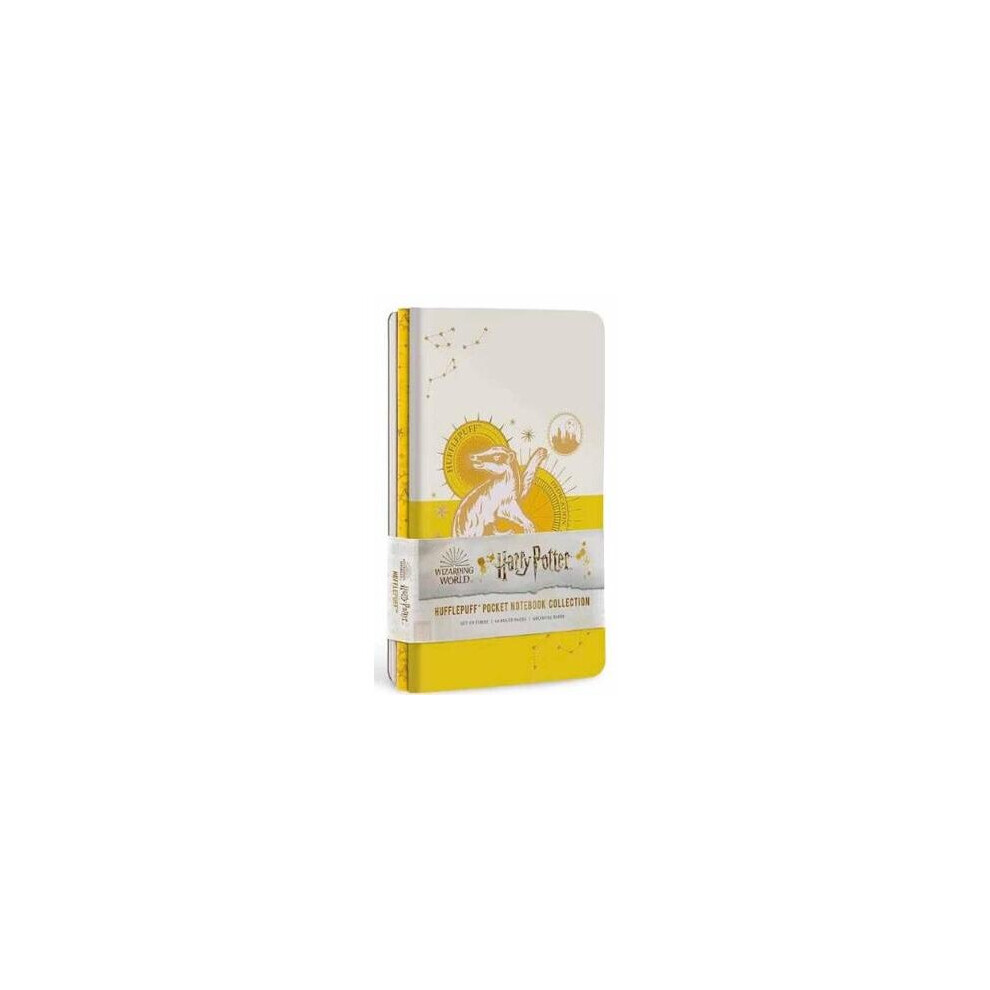 Harry Potter: Hufflepuff Constellation Sewn Pocket Notebook Collection