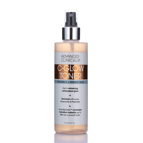 Advanced Clinicals, C-Glow Tonari, Vitamiini C + Feruliinihappo, 8 fl oz (237 ml)