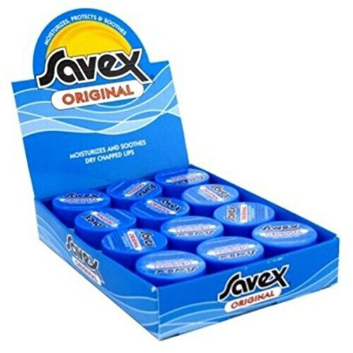 Balsamo labbra Savex, originale 0,25 oz, confezione da 12 pezzi