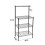 Living And Home 4 Tier Kitchen Storage Rack Shelf Organiser with Hooks 4