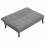 Living And Home (Grey) Modern Fabric Padded Convertible Sofa Bed 4