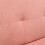 Living And Home (Pink) Modern Fabric Padded Convertible Sofa Bed 6