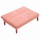 Living And Home (Pink) Modern Fabric Padded Convertible Sofa Bed 5