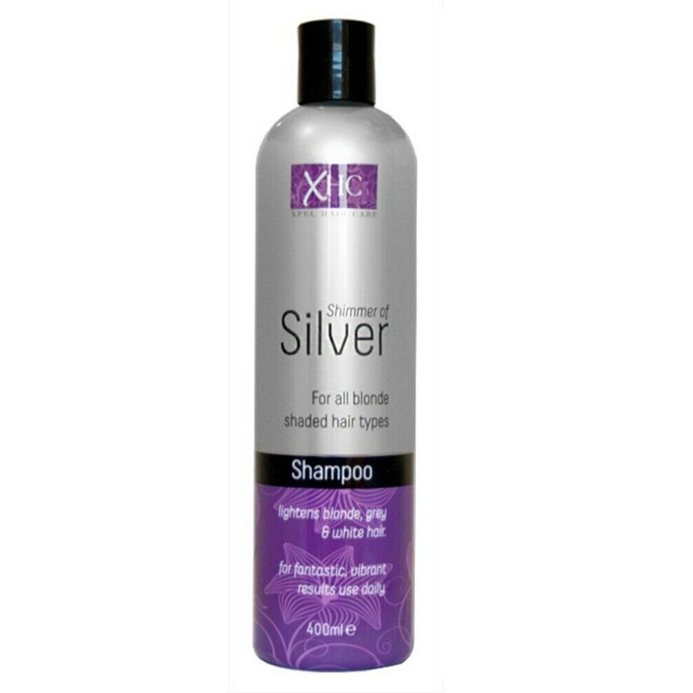 Xpel Hair Care Shimmer Of Silver Shampoo 400ml Bottle