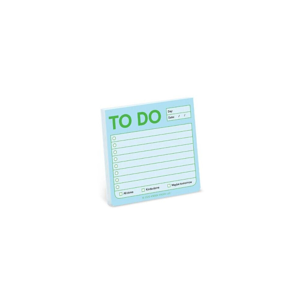 Knock Knock To Do Sticky Notes (Pastel Edition)