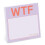 Knock Knock WTF Sticky Notes (Pastel Edition) 1