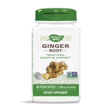 Nature's Way, Racine de Gingembre, 1 100 mg, 180 Gélules Végaliennes (550 mg par Gélule)