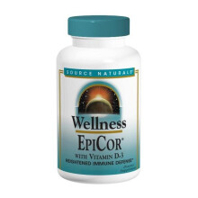 Source Naturals, Wellness, EpiCor avec Vitamine D-3, 500 mg, 30 Gélules