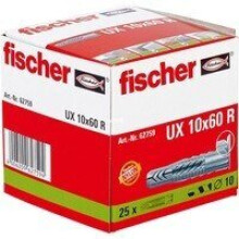 Fischer Universal Plug Ux 10X60 R (25) 25P62759