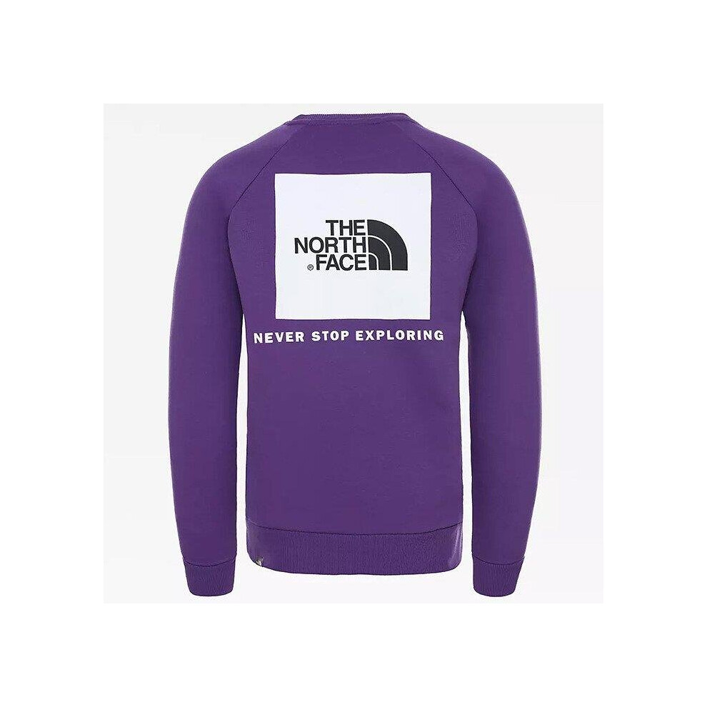 (Purple, 2XS) The North Face Mens Crewneck Sweatshirt Winter Jumper