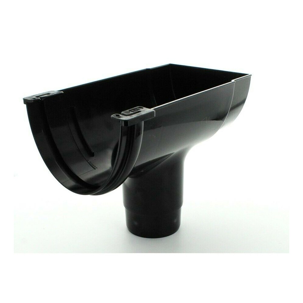 Marley Deepflow ROD20 Outlet Gutter Stopend Outlet Brown