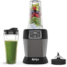 Ninja Blender with Auto-iQ 1000 W,2 x700 ml Cups,Black/Silver