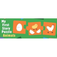 My First Story Puzzle Animals - Book