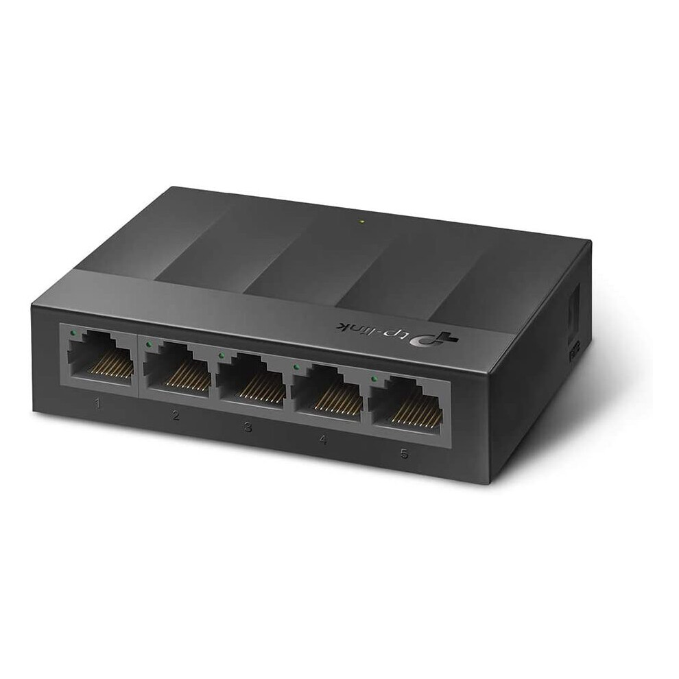 TP-Link Litewave 5 Port Gigabit Ethernet Switch,Desktop Ethernet Splitter,Plastic Case,Unshielded Network Switch,Plug & Play,Fanless Quiet,Unmanaged