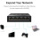 TP-LINK TP-Link Litewave 5 Port Gigabit Ethernet Switch,Desktop Ethernet Splitter,Plastic Case,Unshielded Network Switch,Plug & Play,Fanless Quiet,Unmanaged 3