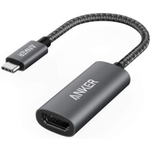 Anker USB C to HDMI Adapter (4K@60Hz), PowerExpand+ Aluminum Portable USB C Adapter (Compatible with Thunderbolt 3 ports)