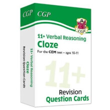 New 11+ CEM Revision Question Cards: Verbal Reasoning Cloze - Ages 10-11