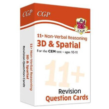 New 11+ CEM Revision Question Cards: Non-Verbal Reasoning 3D & Spatial - Ages 10-11