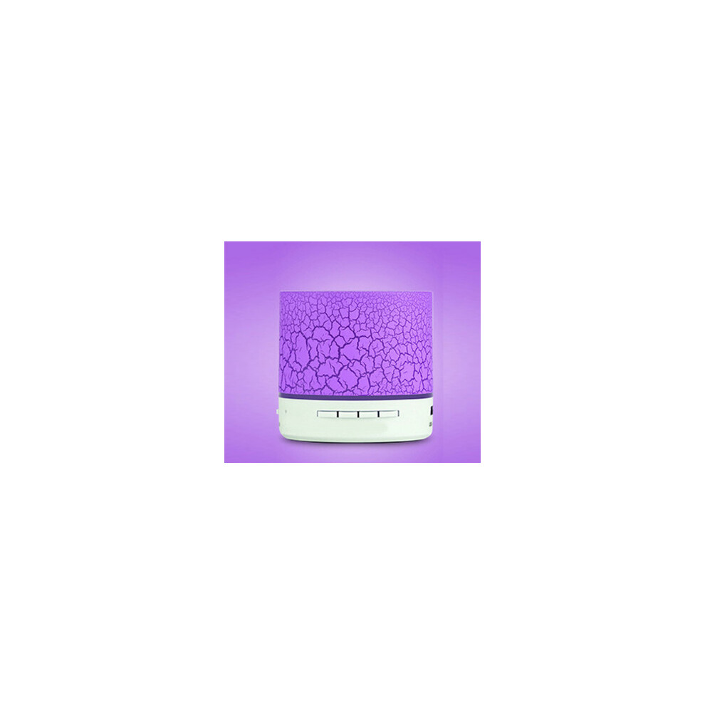 (Purple) Bluetooth Speaker Mini Led Wireless Speakers Purple 116003003150