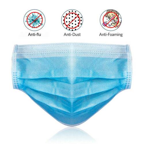 1000 pièces Masques faciaux jetables à 3 plis, masque dentaire 1