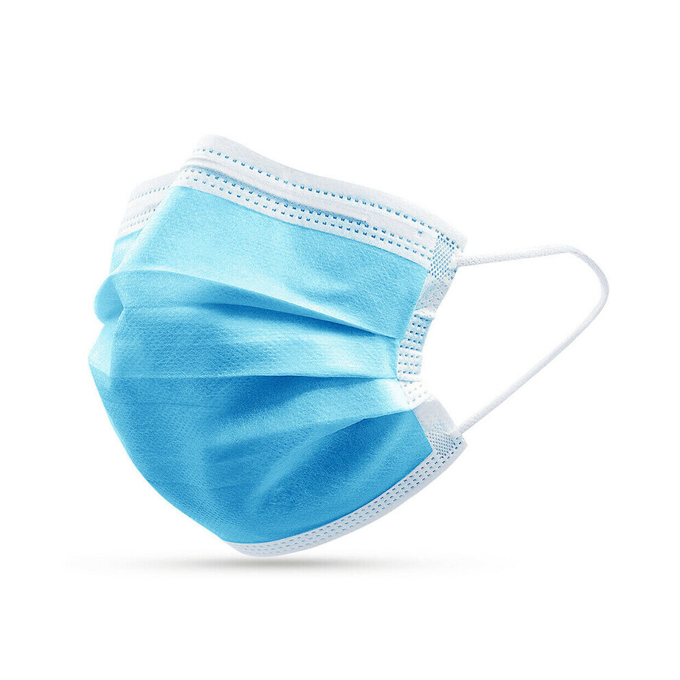 1000Pcs Disposable Face Mask Mouth Nose Cover 3-Ply Masks 683546251497