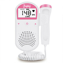 Ultrasonic Detector Fetal Doppler Prenatal Heart Rate Heartbeat Monitor Meter