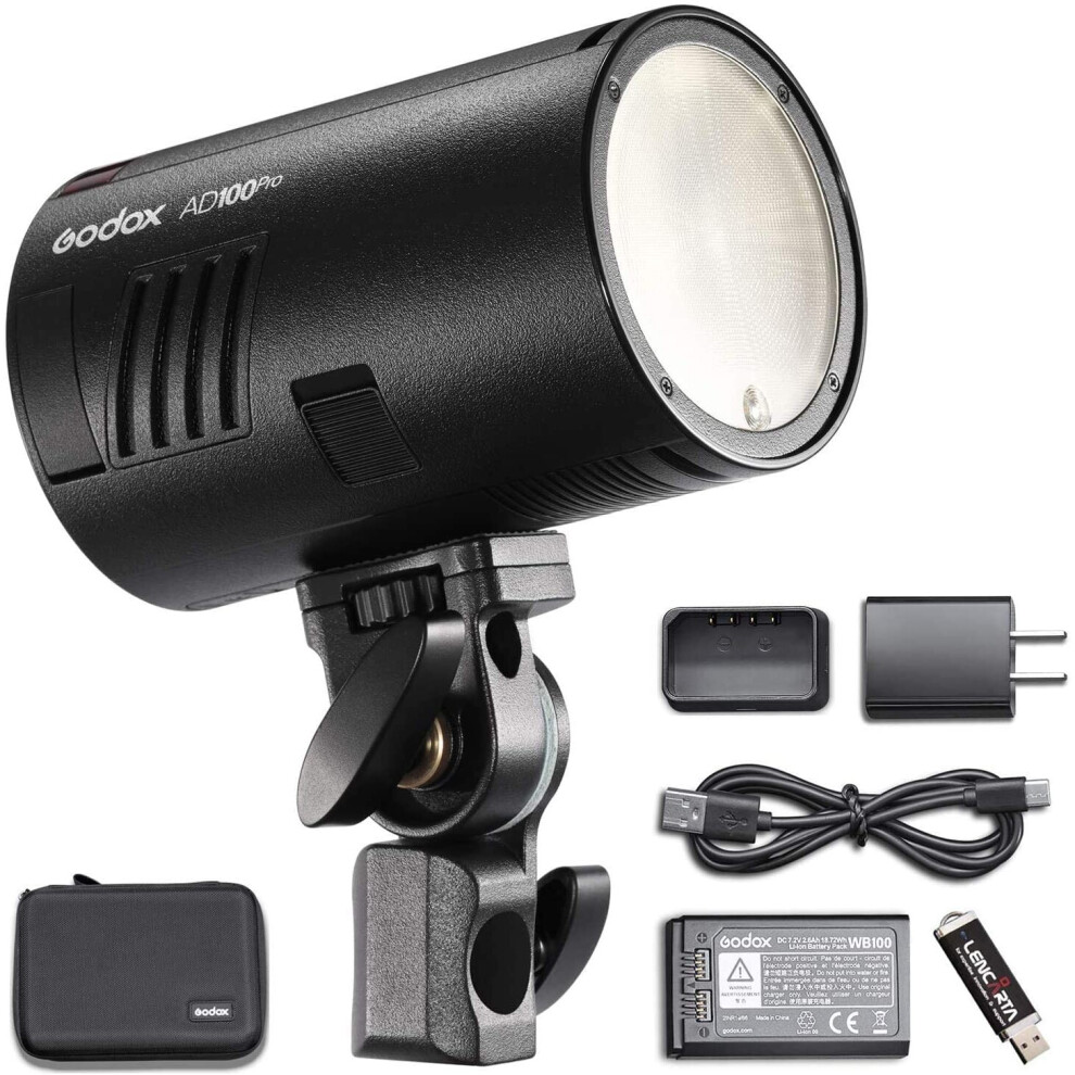 Godox AD100 Pro Portable Flash Head Light 100Ws TTL HSS Godox Fit