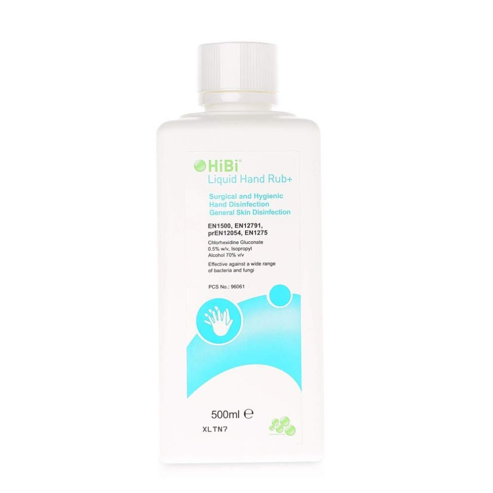 Hibiscrub Hibi Liquid Hand Rub 500Ml Alcohol Hand Sanitiser