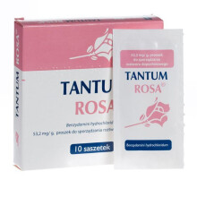 Tantum Rosa , powder for solution for vaginal irrigation, 10 sachets